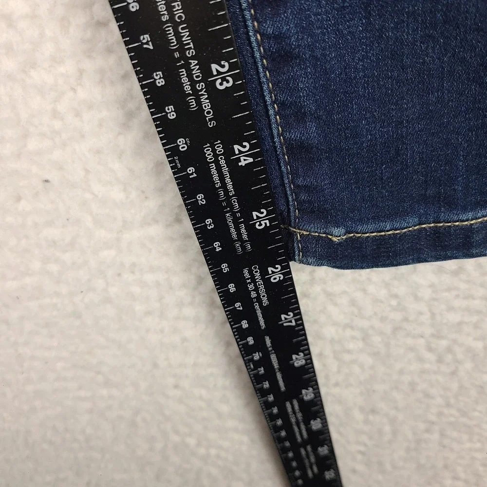 Torrid Jeans Women 16S 16 Short Blue Mid Fit Super Skinny Soft Dark Wash NWT NEW
